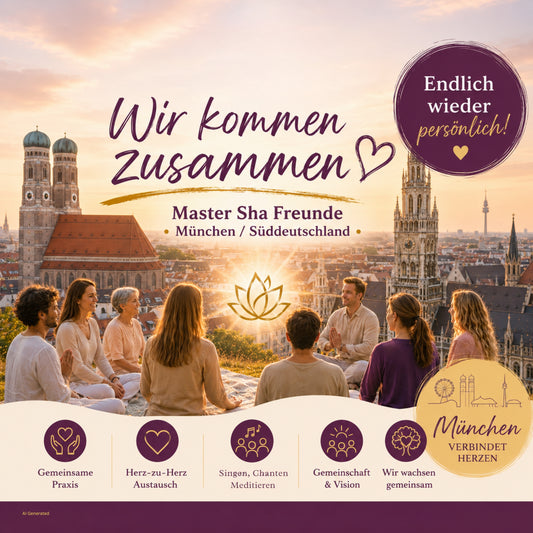 Wir kommen zusammen – Master Sha Freunde München / Süddeutschland